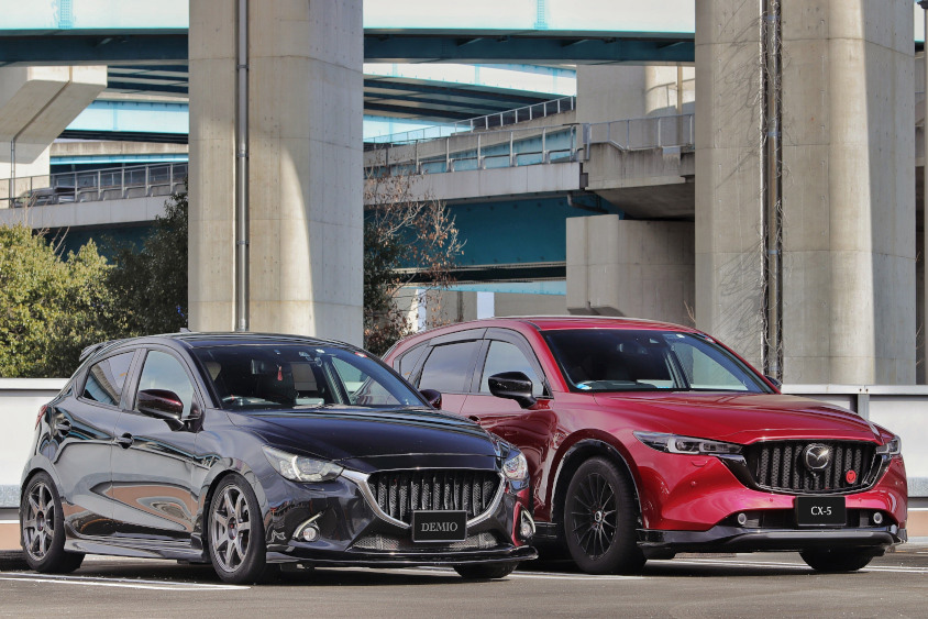 マツダ・デミオとCX-5