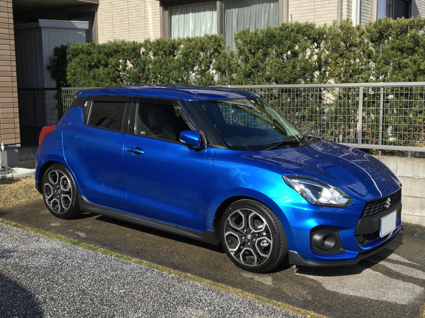 購入当時のスズキ・スイフトスポーツ