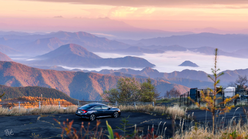 ホンダ・シビック（FC1）と雲海