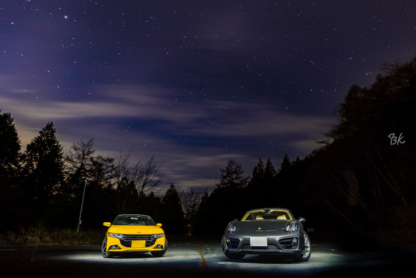 ホンダ・S660とポルシェ・ケイマン