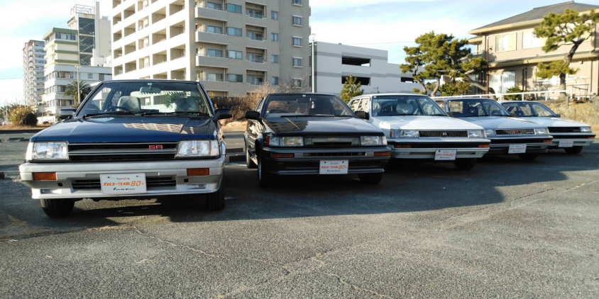 トヨタ・カローラレビンAE86で参加したオフ会