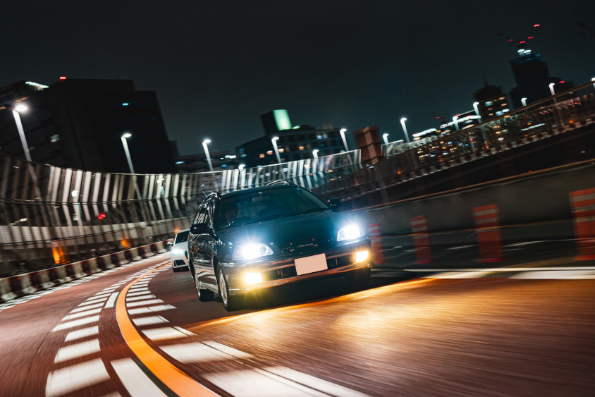 トヨタ・カルディナのローリングショット