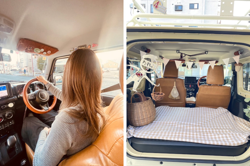 スズキ・ジムニー（JB64）を運転するオーナーさんとこだわりのインテリア