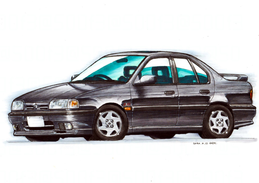 日産・プリメーラのイラスト