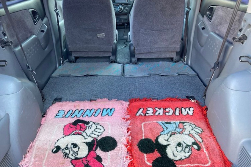 トヨタ・ファンカーゴのフルフラットの室内