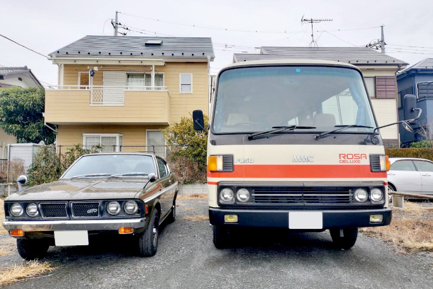 三菱ふそうトラック・バス　ローザと三菱・GTO