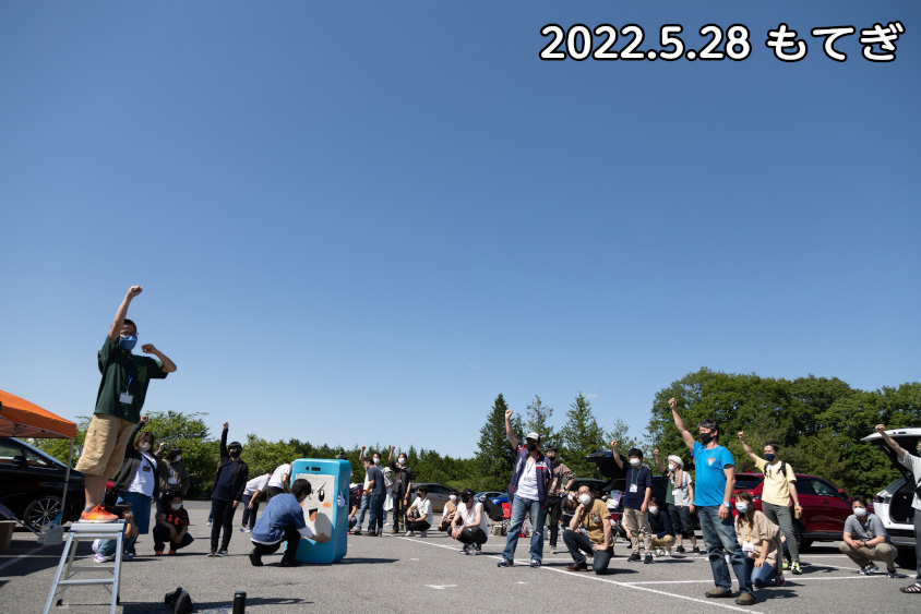 ホンダ・ヴェゼルで参加したもてぎのオフ会の様子