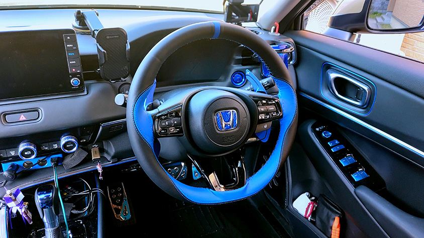 ホンダ・ヴェゼルの運転席