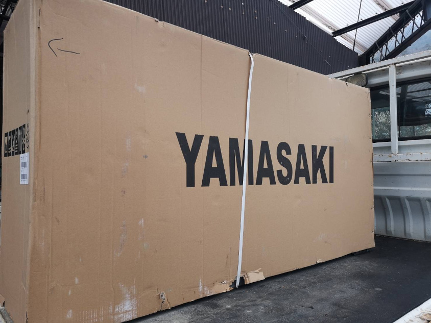 YAMASAKIのバイクの梱包