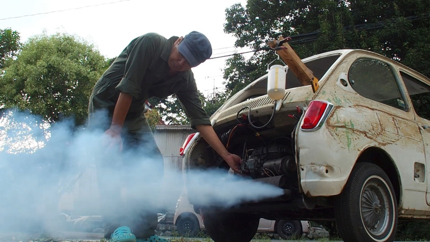 2ストエンジンのスバル R-2