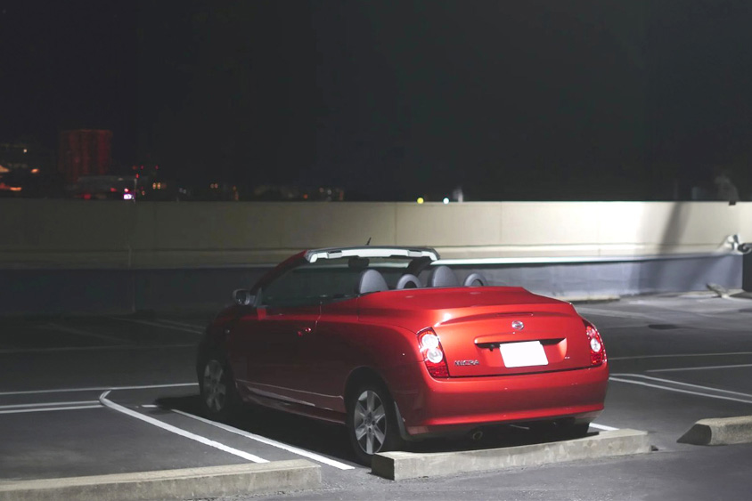 日産・マイクラC+Cと夜空