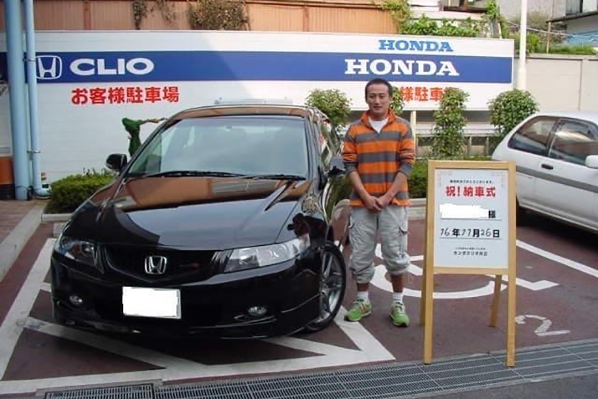 ホンダ・アコード ユーロRの納車式