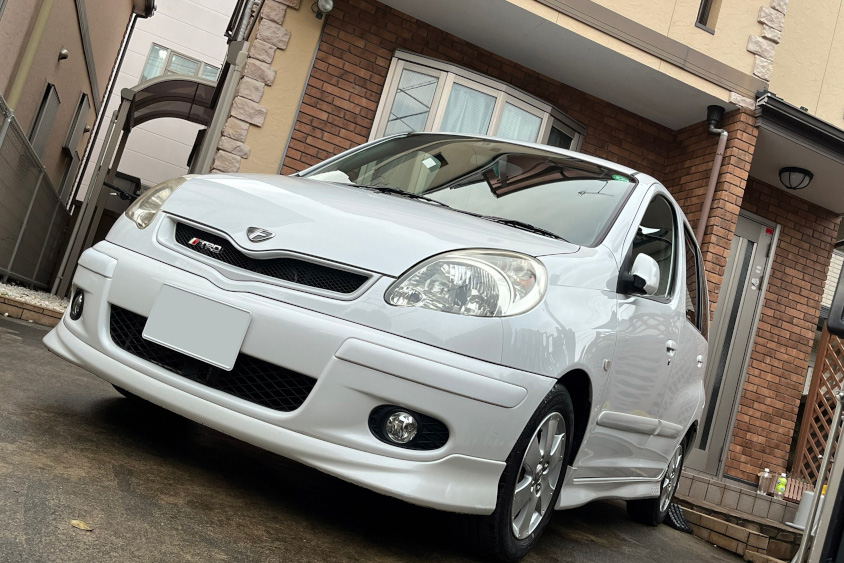 エアロがついたトヨタ・ファンカーゴ