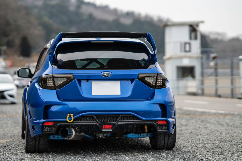 スバル・インプレッサWRXのリアビュー