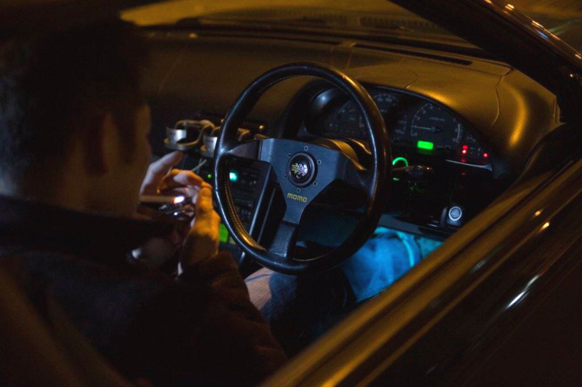 日産・シルビア（S13）の運転席