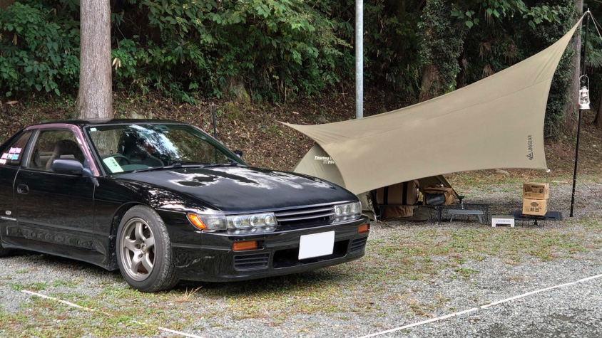 日産・シルビア（S13）とキャンプ