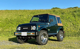 ジムニーを極めたいと行き着いた「サムライ」。憧れだったクルマに乗っ