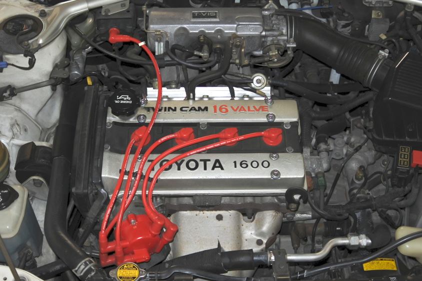 トヨタ・カローラGTの4A-GEエンジン