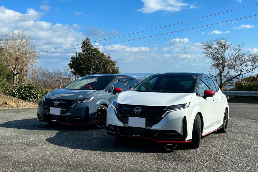 日産・オーラNISMOのあわせ撮影