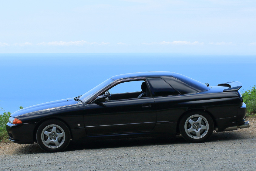 日産・スカイラインGTS-t TypeM（R32）の左サイド