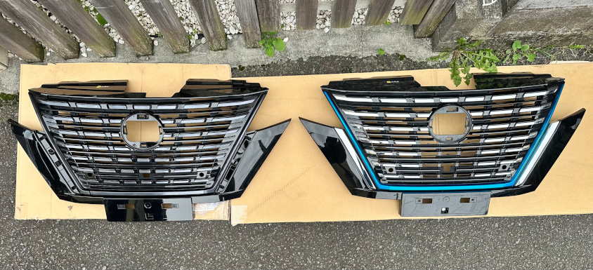 日産・セレナのグリル