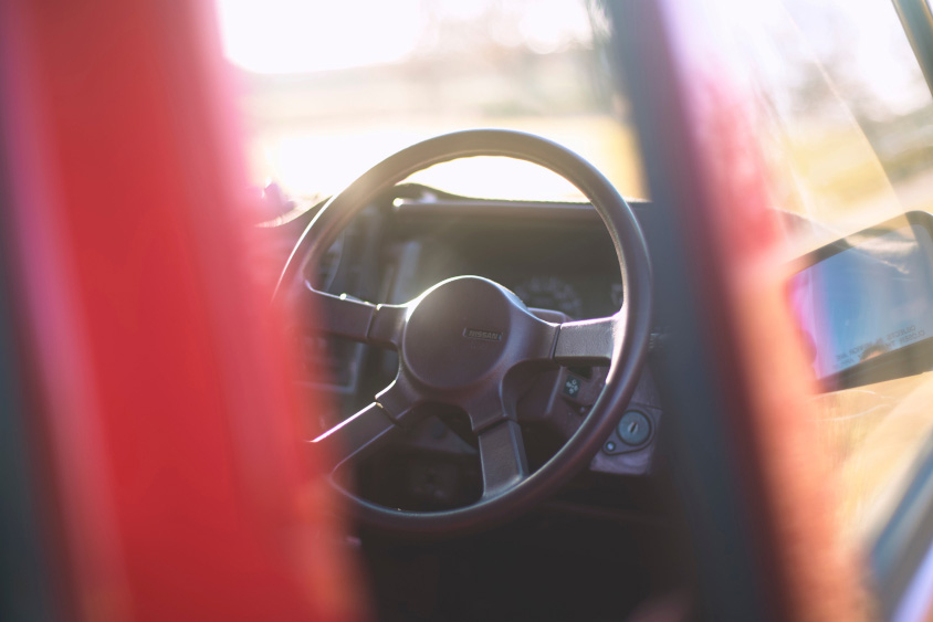 日産・テラノのステアリング