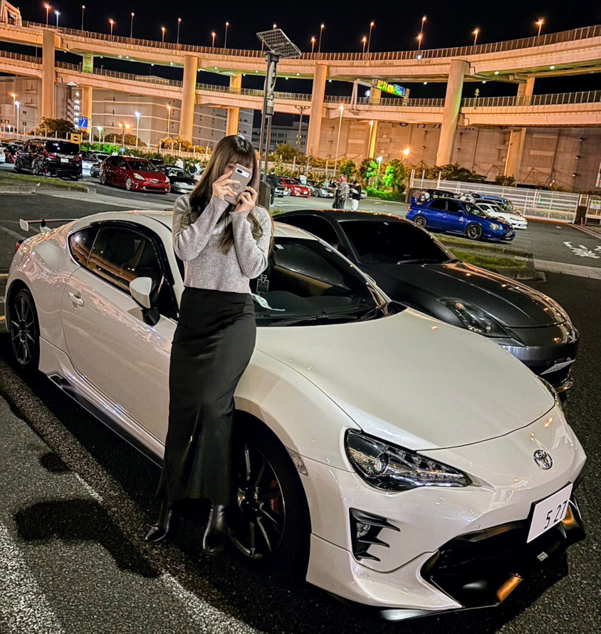 トヨタ・86で大黒ふ頭に訪れたオーナーさん