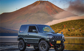 キャンプに行くために購入したジムニーJB23は、いつの間にかオフロード仕様に！