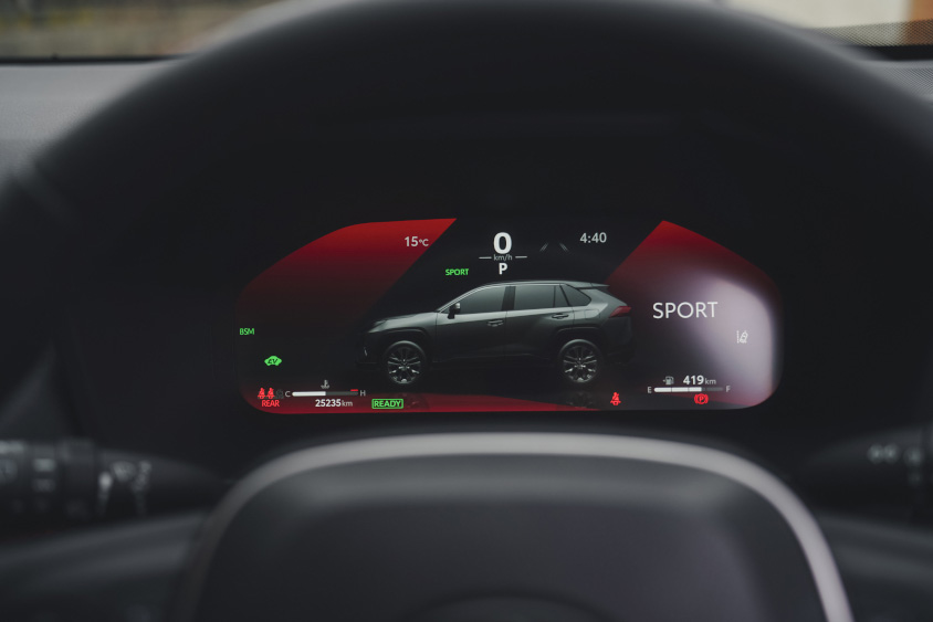 トヨタ・RAV4 アドベンチャー オフロードパッケージのメーター