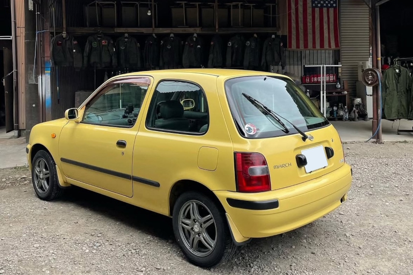 日産・マーチ（K11）のリヤ