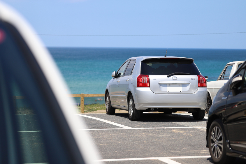 トヨタ・カローラランクスのリヤ