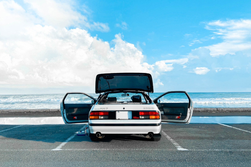 マツダ・サバンナRX-7（FC3S）のリヤ