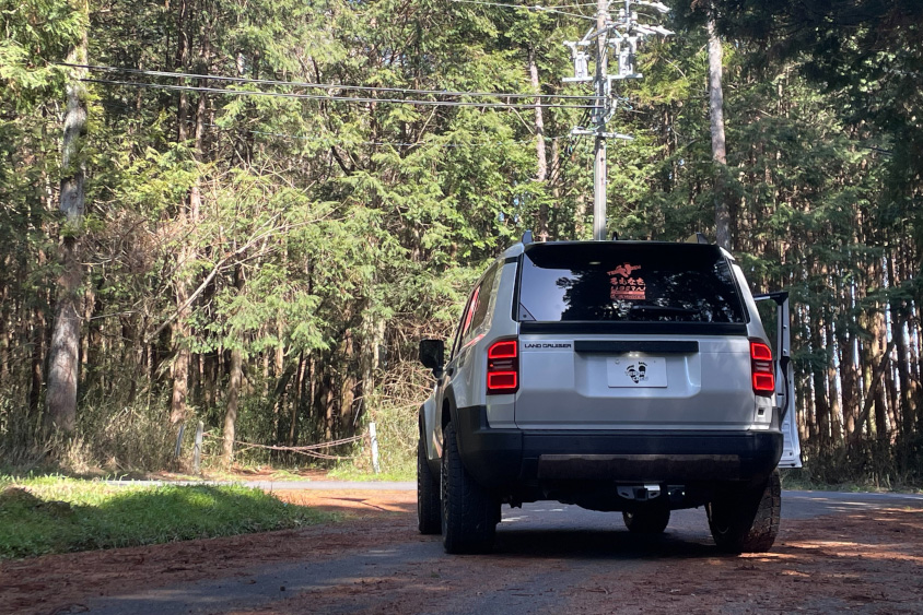 トヨタ・ランドクルーザー250のリヤ