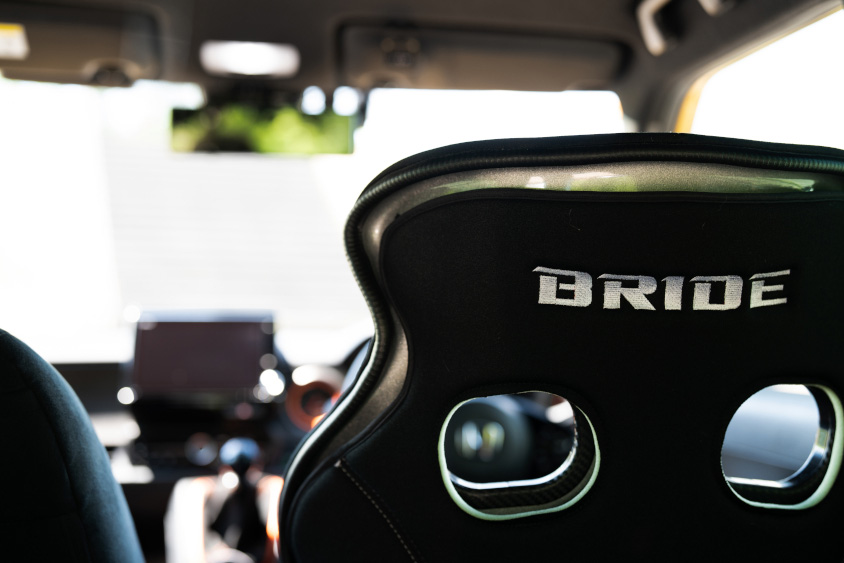 ホンダ・N-ONEに装着したBRIDEのシート