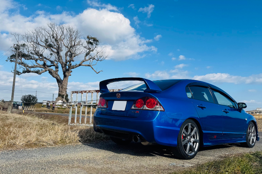 ホンダ・シビックタイプR（FD2）のリヤ
