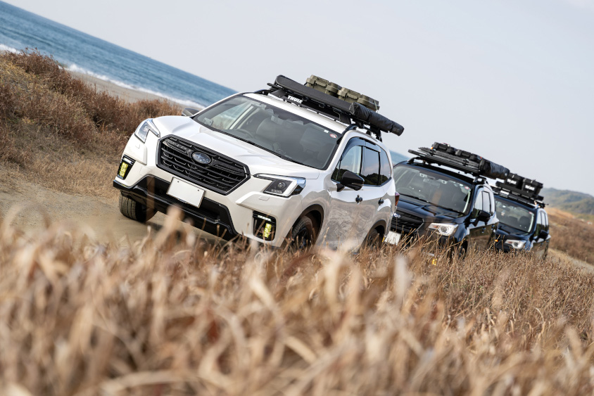 スバル・フォレスターの隊列走行