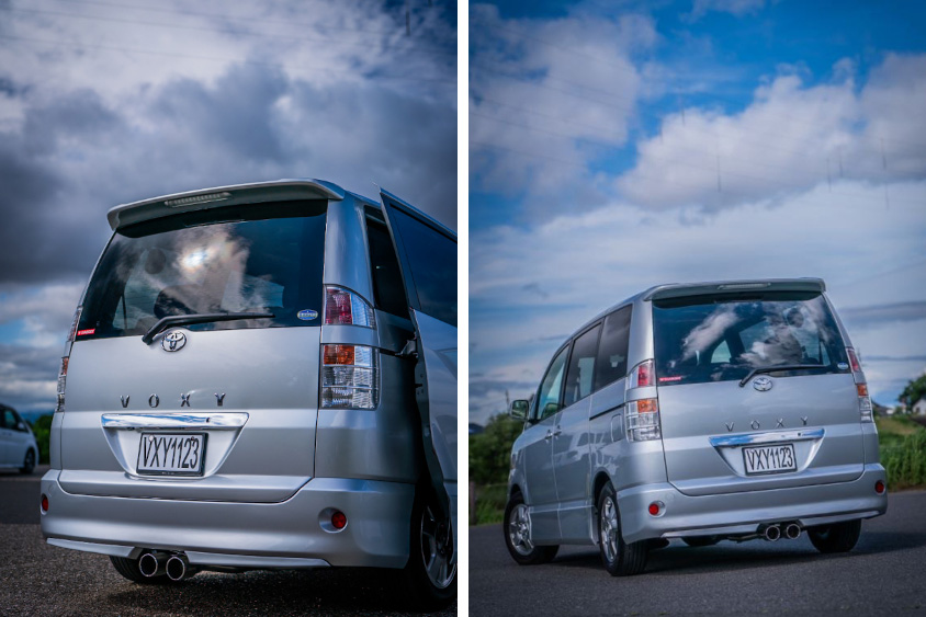 トヨタ・ヴォクシー（60系）のリヤ