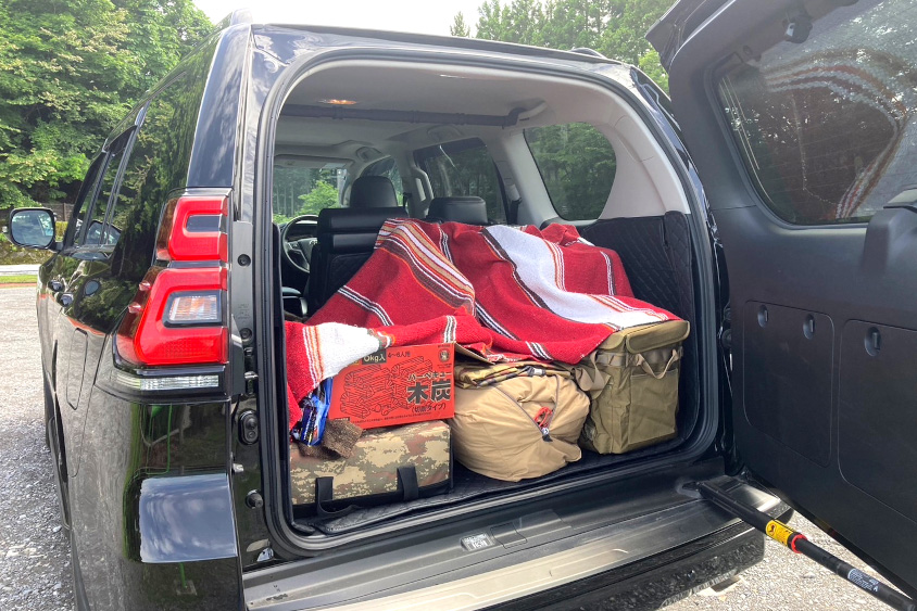 トヨタ・ランドクルーザープラドのラゲッジルーム