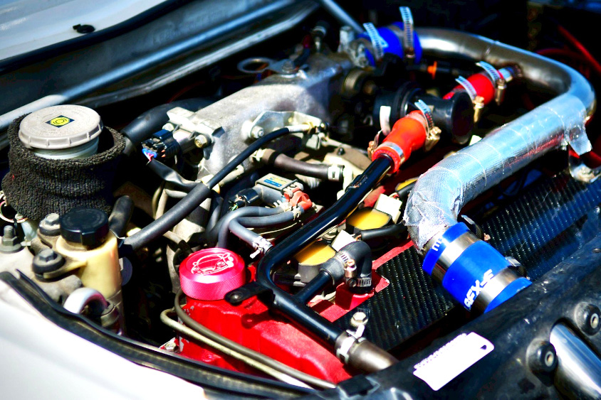 ダイハツ・コペンのエンジンルーム