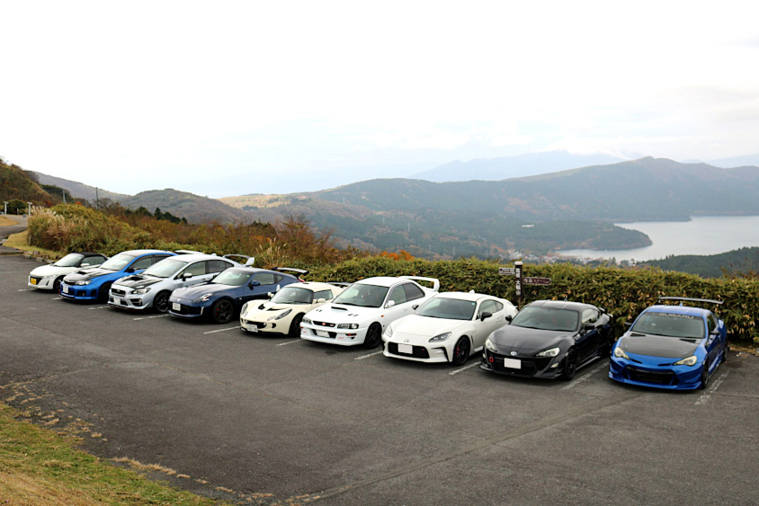 トヨタ・86で参加したオフ会の様子