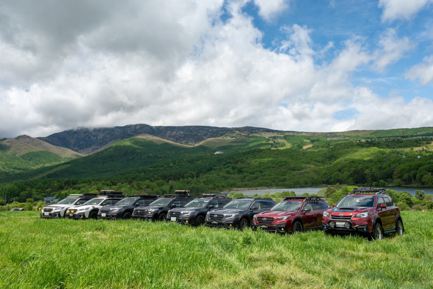 スバル・レガシィアウトバックで参加したスバルキャンプ