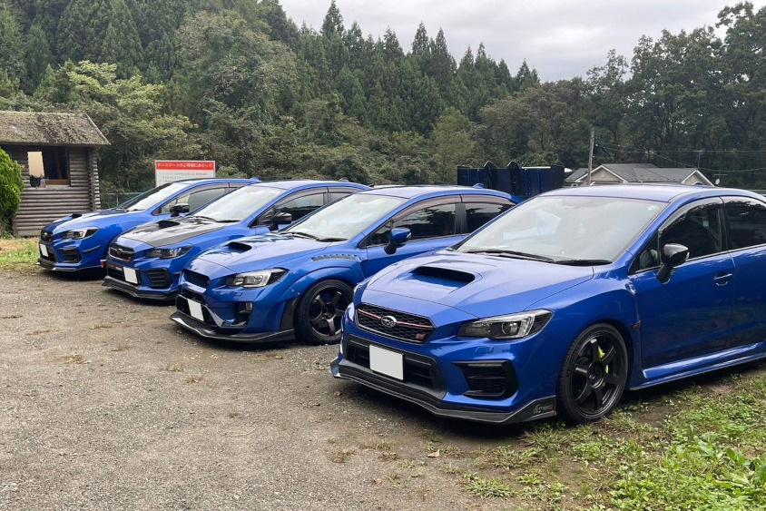 スバル・WRX STI（VAB F型）で参加したオフ会