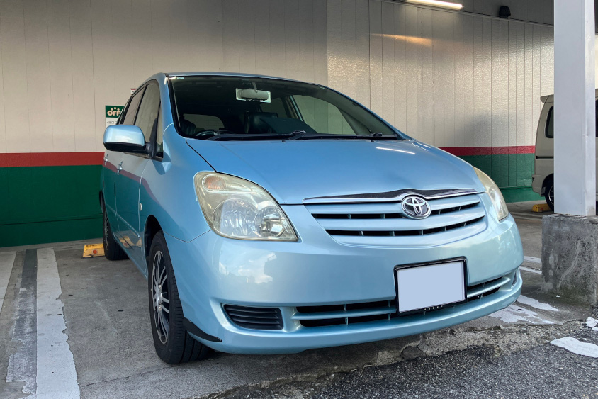 トヨタ・カローラスパシオのフロント