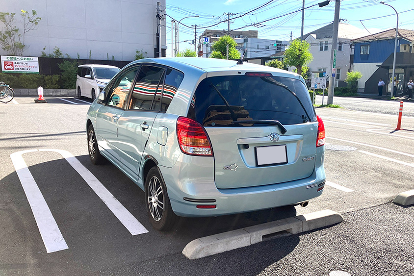 トヨタ・カローラスパシオのリヤ