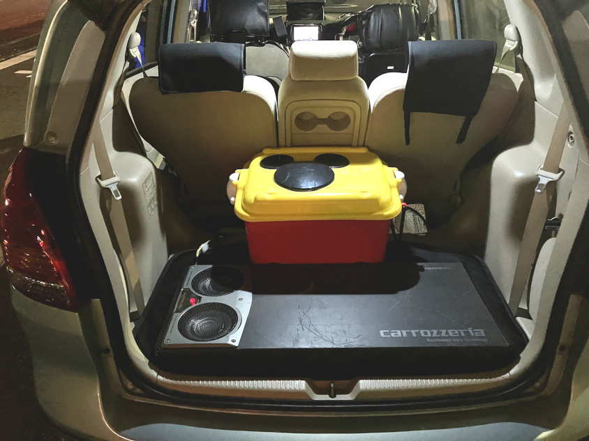 トヨタ・カローラスパシオのラゲッジルーム