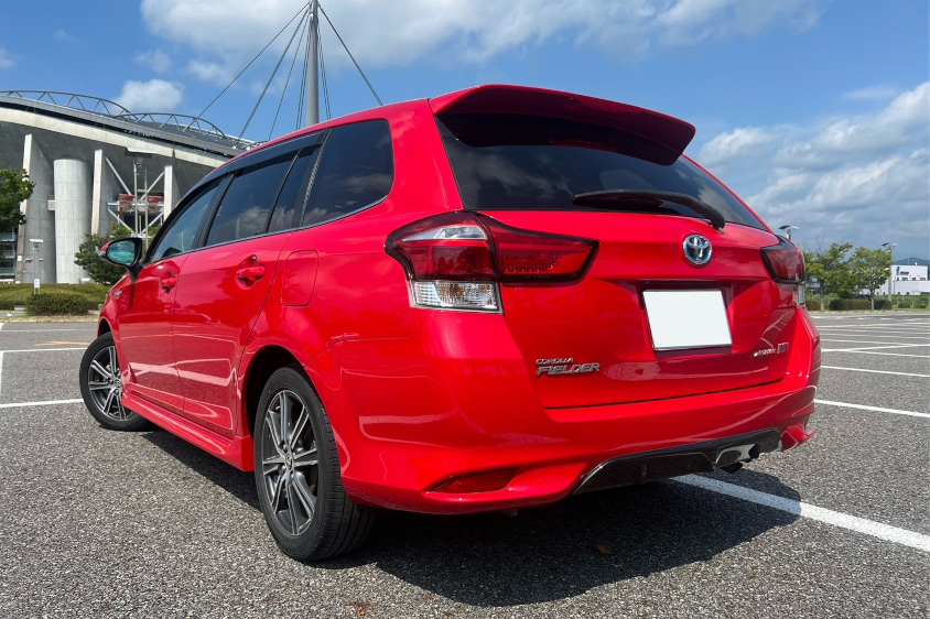 トヨタ・カローラフィールダーのリヤ