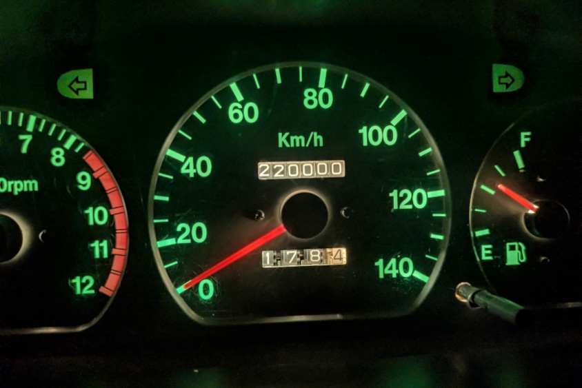 スズキ・ワゴンR エアロRSのメーター