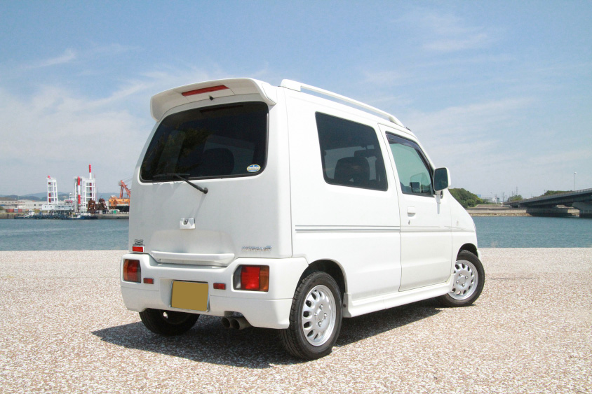 スズキ・ワゴンR エアロRSのリヤ