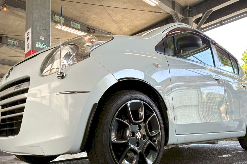 スズキ・アルトエコに付けたコーナーポール