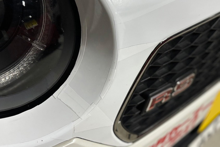 フィルム積層の様子